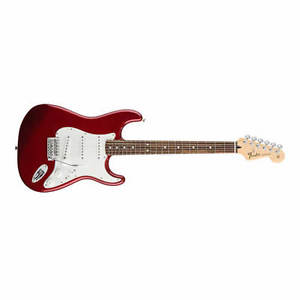 Fender Standard Stratocaster Electric Guitar Strat Rosewood Candy Apple Red DEMO