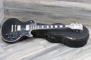 1973 Vintage Gibson Les Paul Custom Black Beauty Ebony ALL Original!