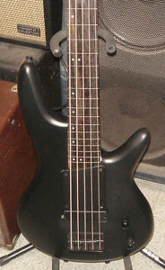 Ibanez GWB35 BKF GARY WLLLIS FRETLESS 5 String Electric Bass Guitar  Flat Black