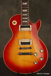 1973 Gibson LES PAUL DELUXE routed for humbuckers Cherry Sunburst