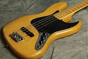 Fender USA JAZZ BASS 1976 Natural / Maple Electric Free Shipping