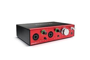 Focusrite Clarett 2Pre 10-In/4-Out Thunderbolt Interface with 2 Clarett Mic
