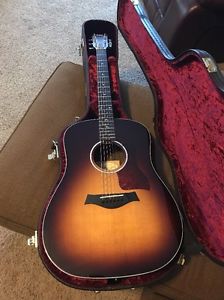 2015 Taylor 210e DLX SB Deluxe Sunburst ES2 Acoustic Guitar - 10019931