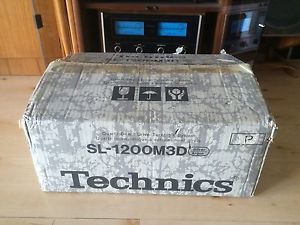 Technics SL-1200 M3D Original Box Manual New Needle Headshell Nr Mint