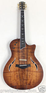 2007 TAYLOR T5 C2 Custom Thin KOA acoustic electric guitar EXC condition. USA