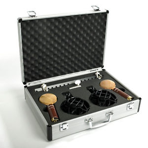 Cascade FAT HEAD II Blumlein Stereo Pair Blk/Gold with Case
