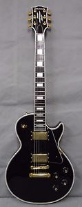 2009 EDWARDS E-LP CUSTOM BLACK SEYMOUR DUNCAN PU EBONY FB 3.6KG LIGHT! NICE!