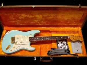 Fender Vince Cunetto Relic 1960 Stratocaster Daphne Blue Electric Free Shipping