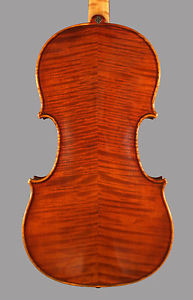 A very fine certified Italian violin by Otello Bignami, 1973, Bologna.Superb!