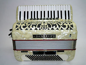 Akkordeon Polverini Alouette 96 Bass Musette