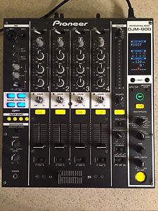 Pioneer DJM-800 Professional DJ Mixer - Mint - Super Clean Mixer - Custom Skin