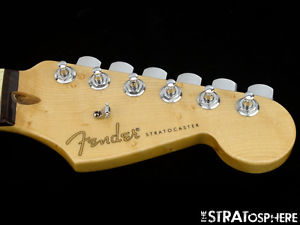 USA Fender Custom Shop American Classic Strat NECK & TUNERS Figured "C" Rosewood