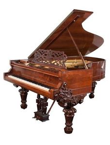 A Magnificent 19th C. Hazleton Bros. Baby Grand Piano Lot 522