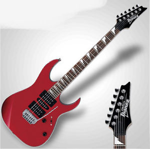 Wine Red 24 Frets High-Grade Professional Basswood Double Wave Electric Guitar #
