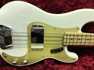 Fender American Vintage '58 Precision Bass  White Blonde Maple Fingerboard