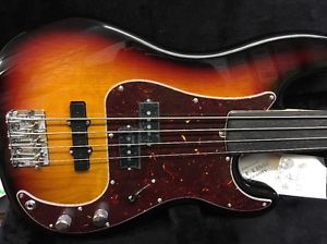 Fender Tony Franklin Fretless Precision Bass  3-Color Sunburst