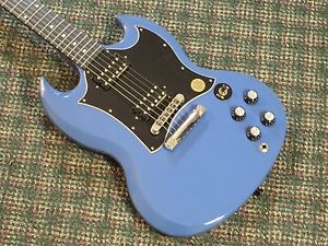 2011 Gibson USA Limited Edition SG Special Guitar Renault Blue! Dirty Fingers!
