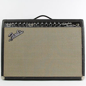 Vintage 1967 Fender Blackface Vibrolux Reverb Combo Ex ++ Condition