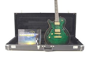 Carvin Left Handed SH550 Semi-Hollow Electric Guitar - Emerald Burst  w/OHSC
