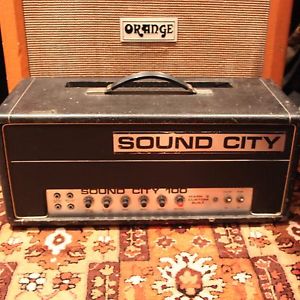 Vintage 1970s Sound City 100 B100w Custom Built Mark 3 Valve Amp Serviced
