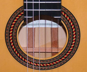 2011 Vicente Sanchis Model 33 Flamenco guitar with Ebony Pegs