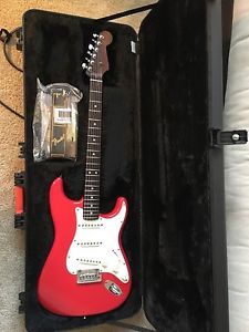 2 Fender limited edition stratocasters with solid rosewood necks