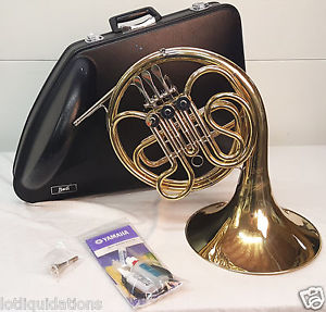 Bach 1101 Single French Horn w Case and New Yamaha Horn Kit - Just Serviced.