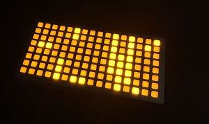 Monome 128 Walnut Varibrite Grid