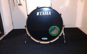 Tama starclassic b/b 24×16 bass drum vintage green sparkle .