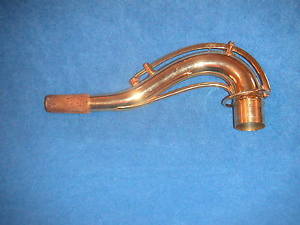 GOLD PLATED NECK FOR CONN TRANSITIONAL 10M NAKED LADY CHU BERRY TENOR SAXOPHONE