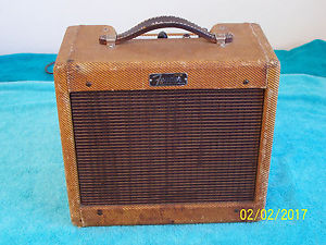 Vintage1963 Fender Champ  amp 5F1  amplifier Good Condition amp