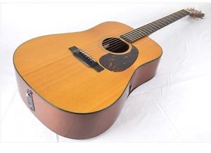 Martin D-18E Retro NAT w/hard case Free shipping Guiter Bass From JAPAN #A2902