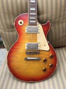 2012 Nash Gibson Les Paul Standard Guitar - Flametop