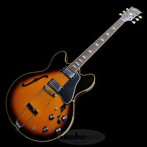Gibson ES-335TD '77 Maple Neck Overdrive sound blanco tail piece with case