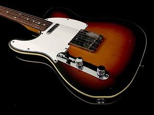 LEFTY! Fender 62RI Telecaster Custom Double Bound Sunburst Guitar RELIC MIJ HSC
