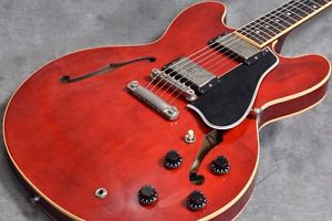 [USED]Gibson Memphis ES-335 Fat Neck Cherry Electric guitar, f021258