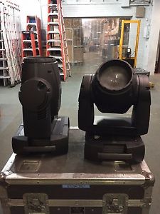 MAC 250 Moving Lights: Pair of Entour & Wash Units with Roadcase