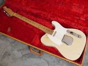 SUPERB 100% Original Vintage 1956 Fender Telecaster + Original Tweed case Blonde