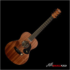 NEW MINI MATON EMM6 TRAVEL SIZE ALL SOLID MAHOGANY ACOUSTIC ELECTRIC GUITAR