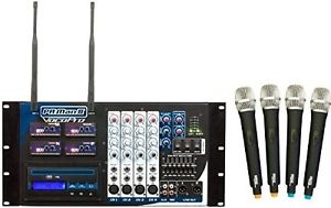 VocoPro PA-MAN II Four-Channel Wireless All-In-One P.A. System