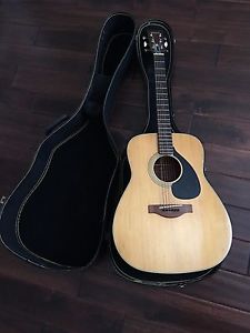 Yamaha FG-180 Red Label Acoustic Guitar & Case Excl. Cond.