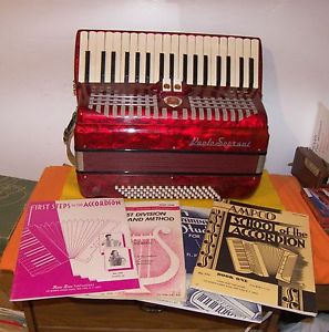 80 Bass Paolo Soprani Accordion With Case - A Rare Model