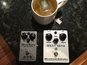 D*A*M DELUXE MEATHEAD + SONIC TITAN POWER AMP DISTORTION Muff Fuzz 9V UK