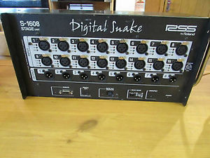Roland S-1608 Digital Snake System, 16x8 Stage Box