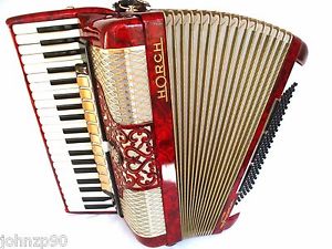 #185 Accordion HORCH SUPERIOR Very Beautiful German 120 bass EXCELLENT CONDITION