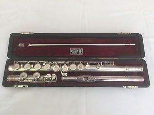 Wm. S. Haynes Solid Silver Flute with case