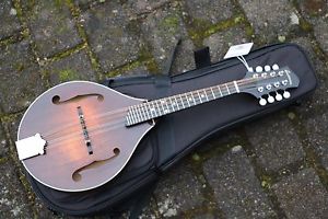 NEU Eastman MD305 A-Style Mandoline vollmassiv Case Folk Bluegrass mit Gigbag