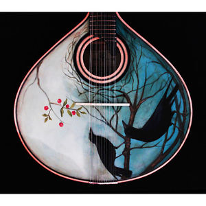 SPECIAL ART ON PORTUGUESE GUITAR FOR COLLECTORS - LISBOA MODEL - CORVO