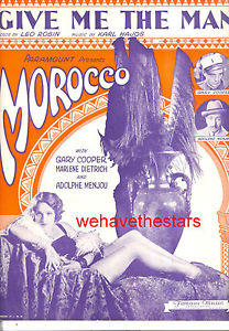 MOROCCO Sheet Music 