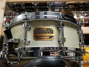 TAMA 5X14 BEM ARTSTAR CUSTOM snare drum in cream sparkle lacquer! ONE OF A KIND!